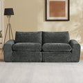 Sofa Modern Minimalist Chenille with Footrest Compact