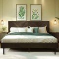 Acacia Solid Wood Bed Frame - Alander Deluxe Platform Bed