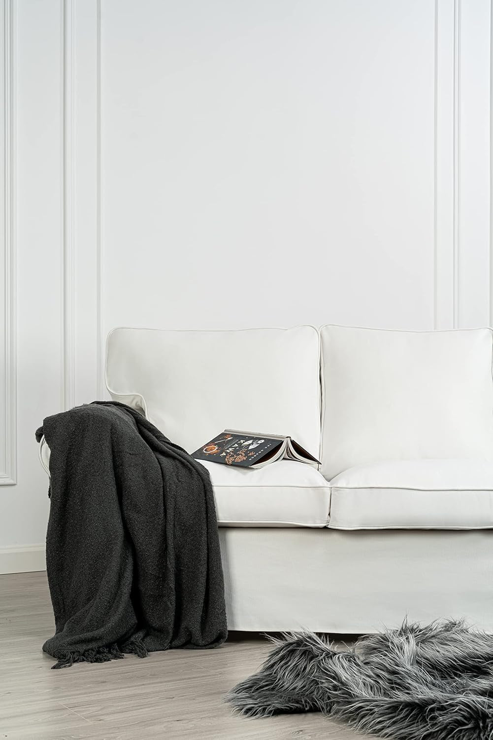IKEA Ektorp 3 Seat Sofa Slipcover White Replacement