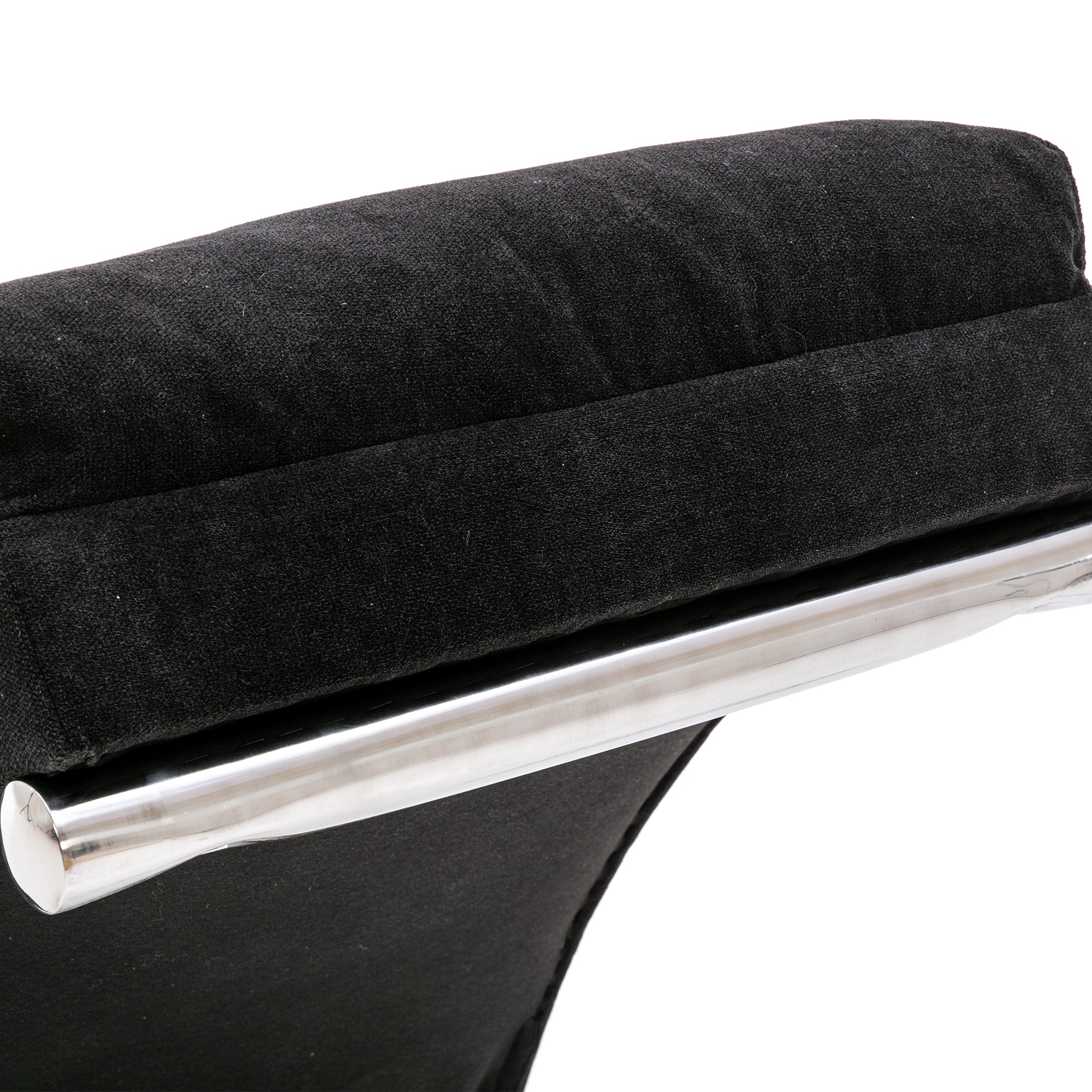 Luxury Upholstered Chaise Lounge, Vibration Relaxation, Fixed Back Recliner
