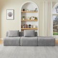 Sofa Oversized 3 Seater Chenille Space Saving No Assembly