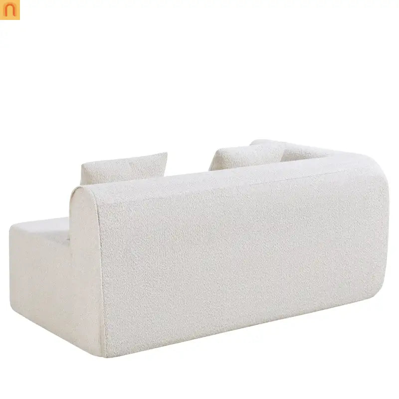 Sofa Sectional Modern Curved L-Shaped 110-inch High-Density Foam Cushions