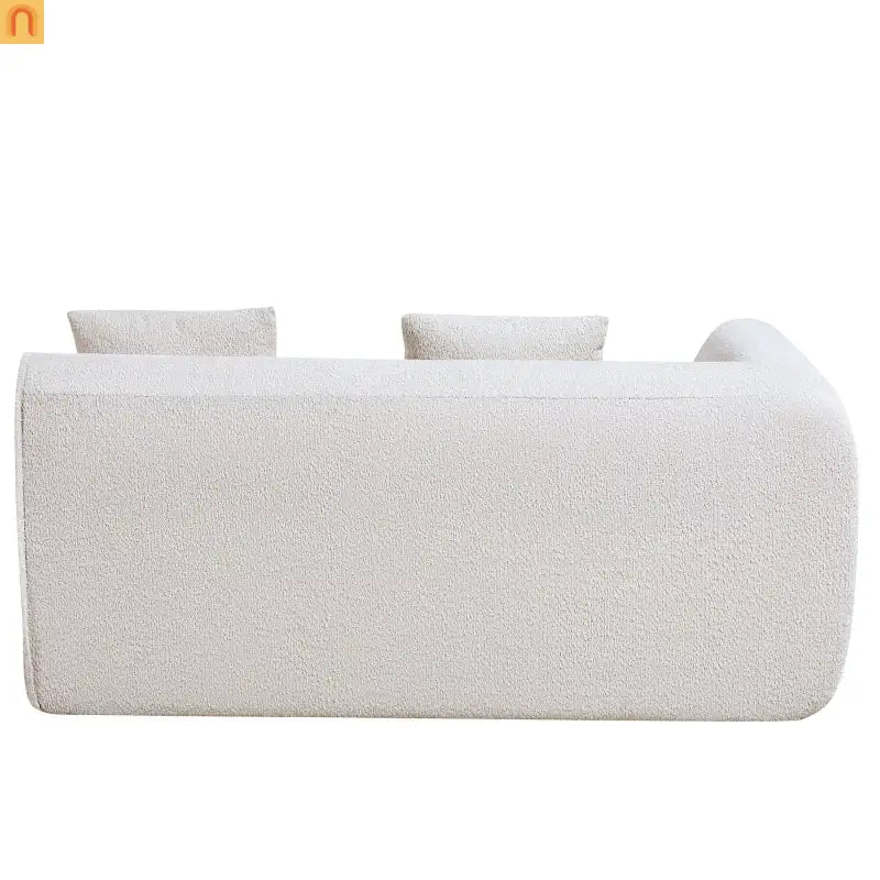 Sofa Sectional Modern Curved L-Shaped 110-inch High-Density Foam Cushions