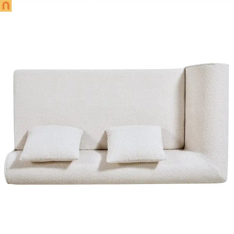 Sofa Sectional Modern Curved L-Shaped 110-inch High-Density Foam Cushions