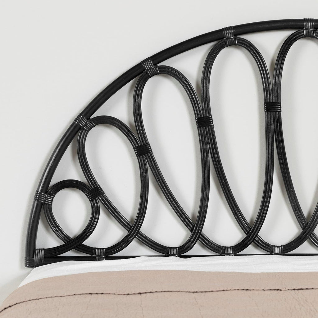 Elegant Wall-Mounted Headboard With Curvaceous Flower Petals