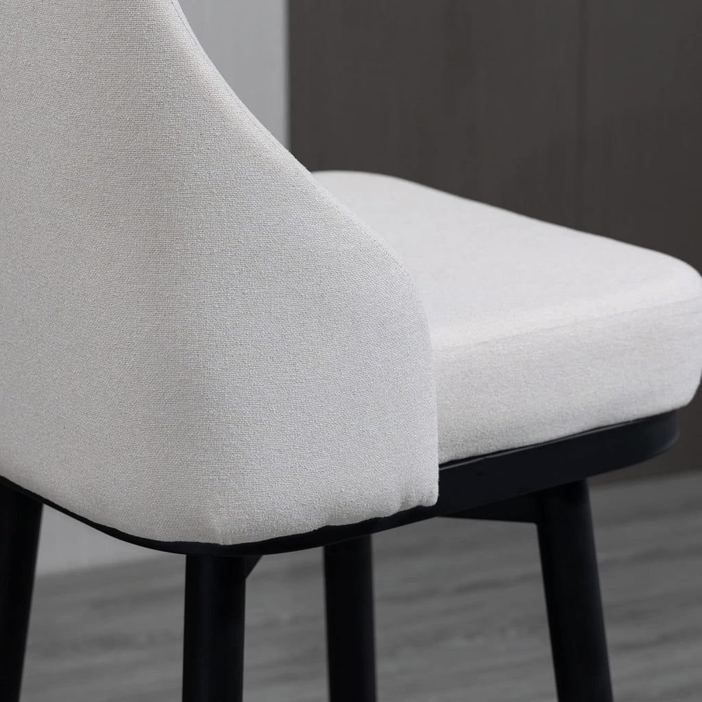 Modern 360 Degree Swivel Bar Stools Set of Two