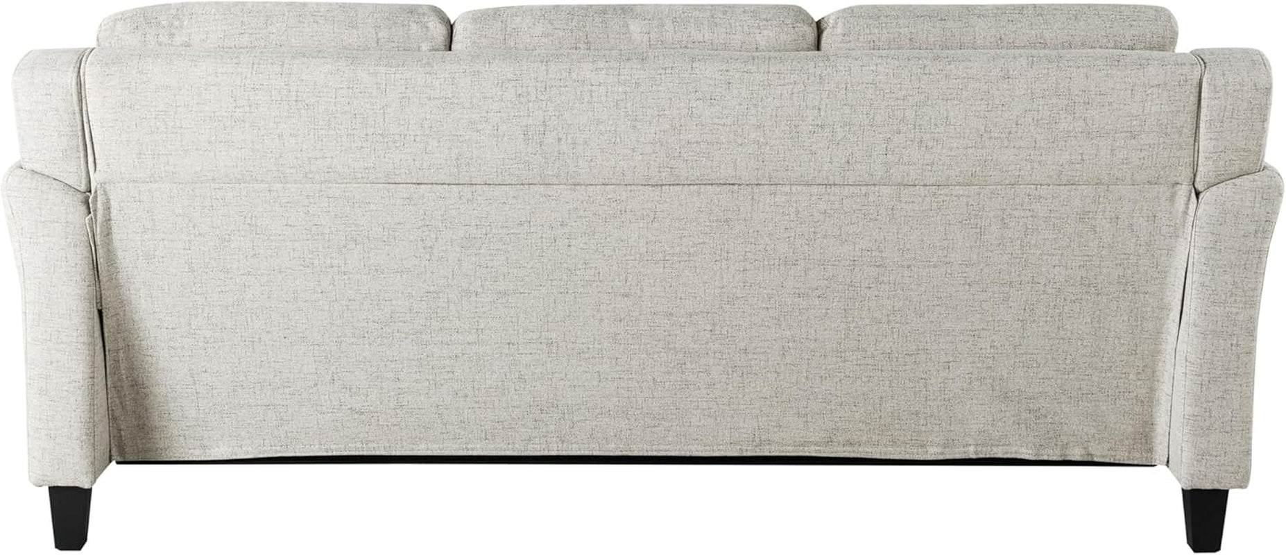 Harrington Sofa Beige With Curved Arms For Living Room