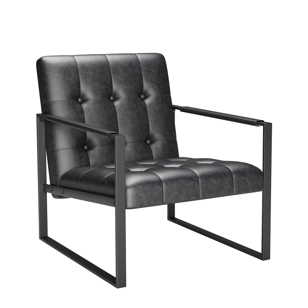 Accent Chair Modern Linen Upholstered Bedroom Living Room Office