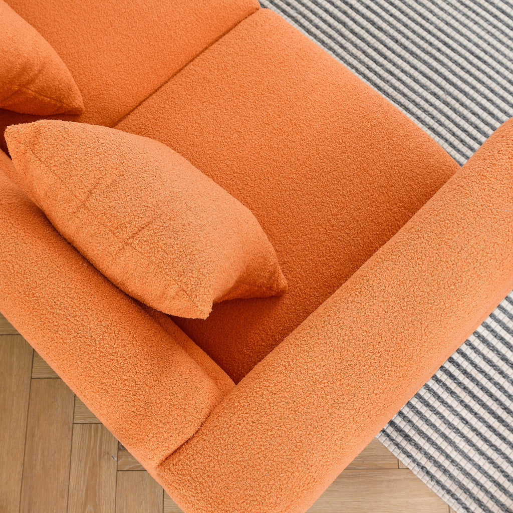 81.5-Inch Oversized Corner Sofa, L-Shaped Sectional Couch,   5-Seater Corner Sofas with 3 Cushions for Living Room, Bedroom, Apartment, Office
