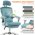 Gaming Ergonomic Foot Rest Reclining, High Back Mesh Home Office Computer Desk Chair