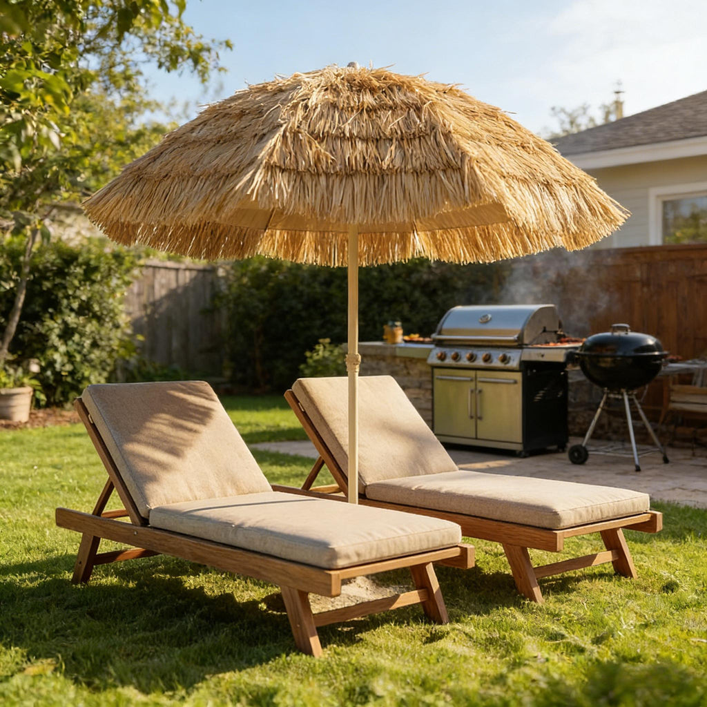 Outdoor Umbrella Hawaiian Style Garden Patio Shade