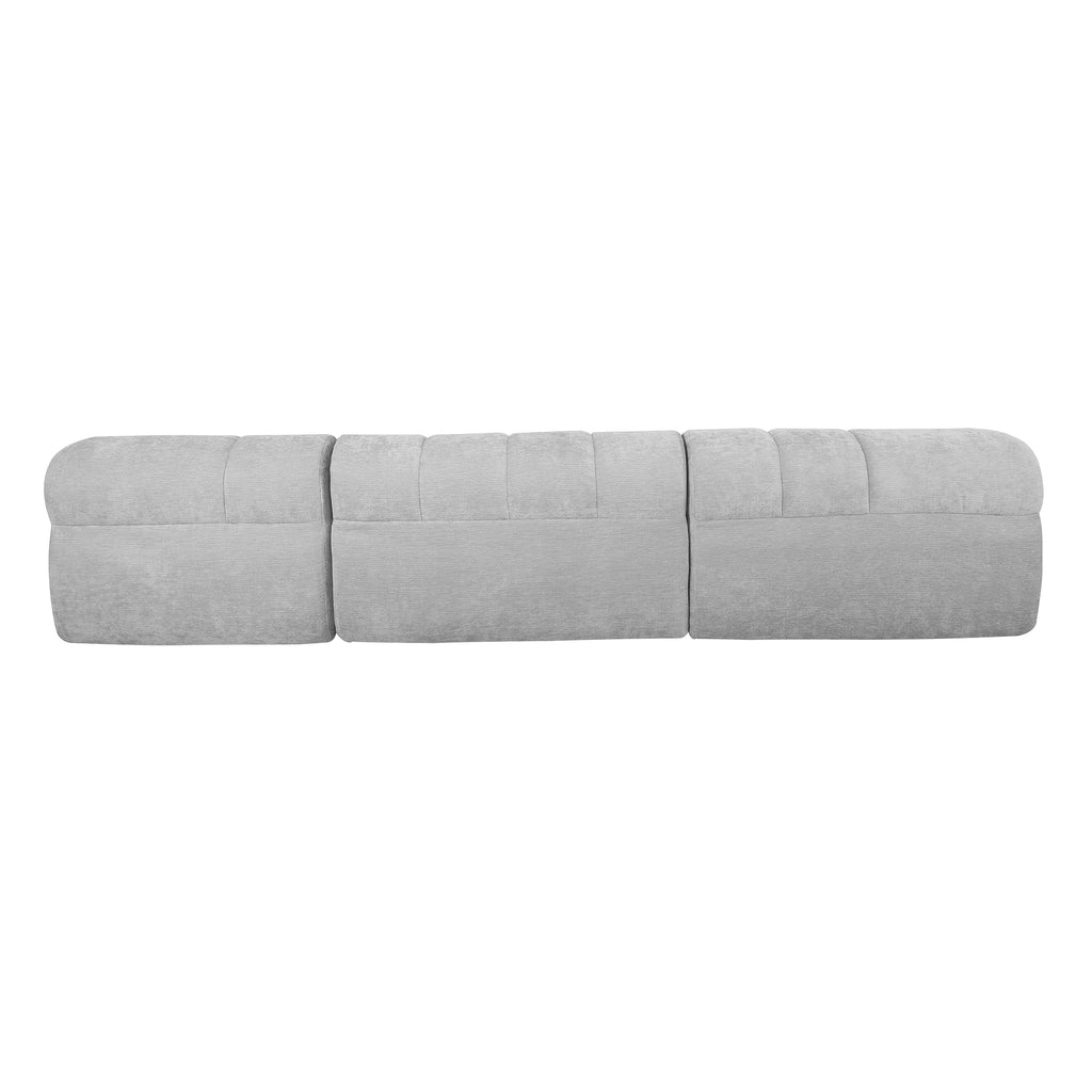 Sectional Sofa l Shaped Modern with Chaise Right Hand Facing 2 Piece Set
