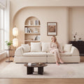 Sectional Sofa Cloud Modular with Deep Fluffy Seats No Assembly Required