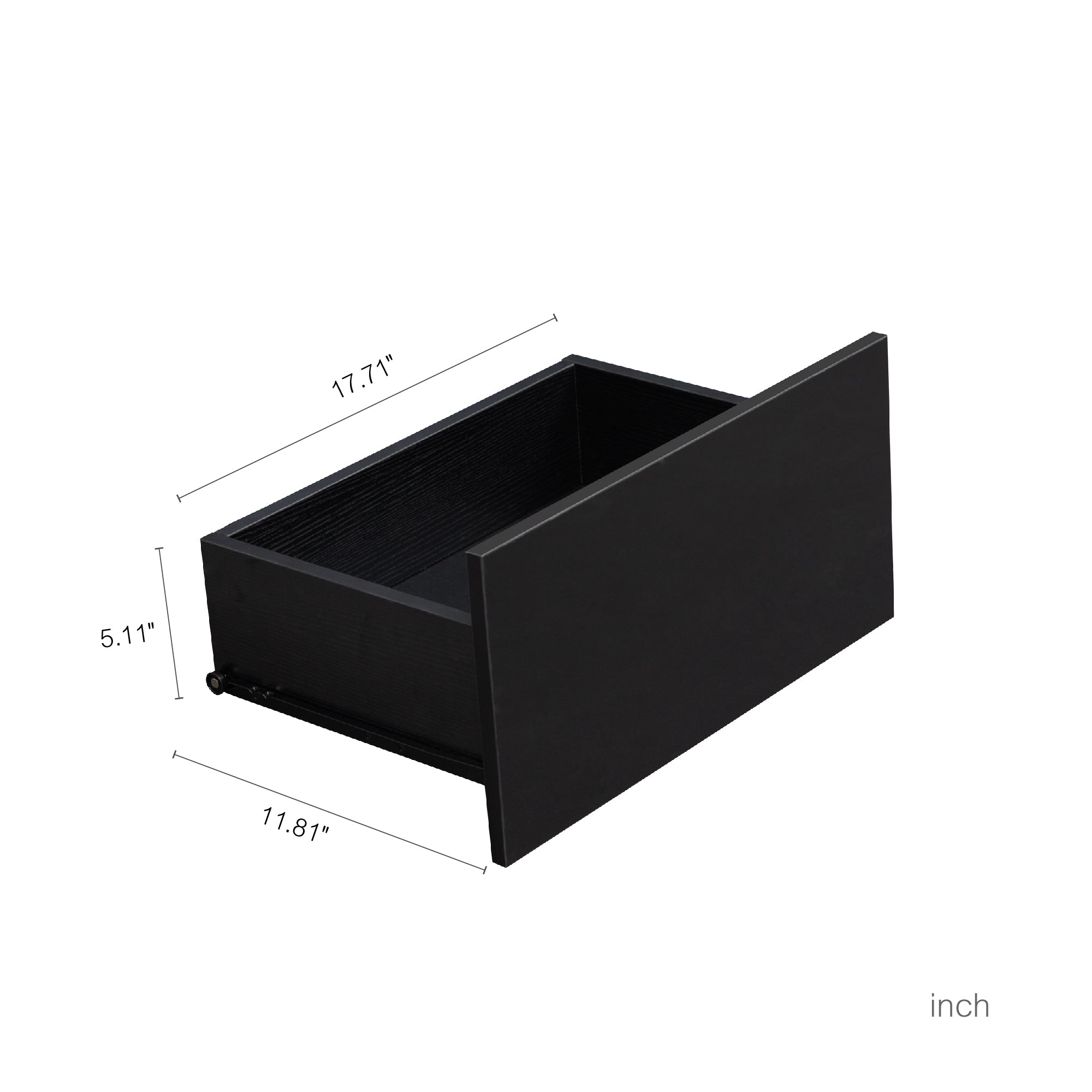 TV Stand High Gloss LED Black MDF Storage Cabinet Fits 65 In TV