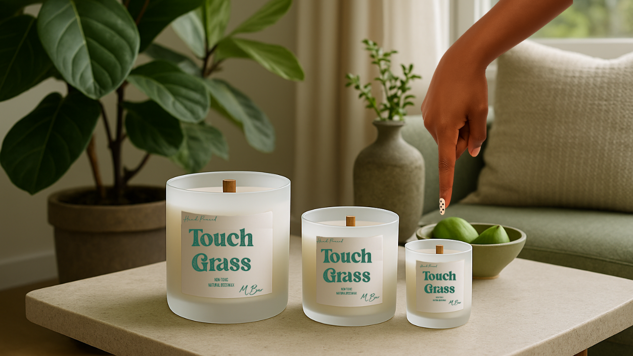 Touch Grass Candle