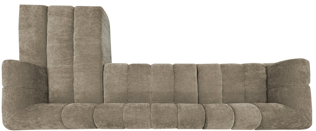 Sectional Sofa L-Shaped High-Density Foam 122-inch Right-Hand Facing
