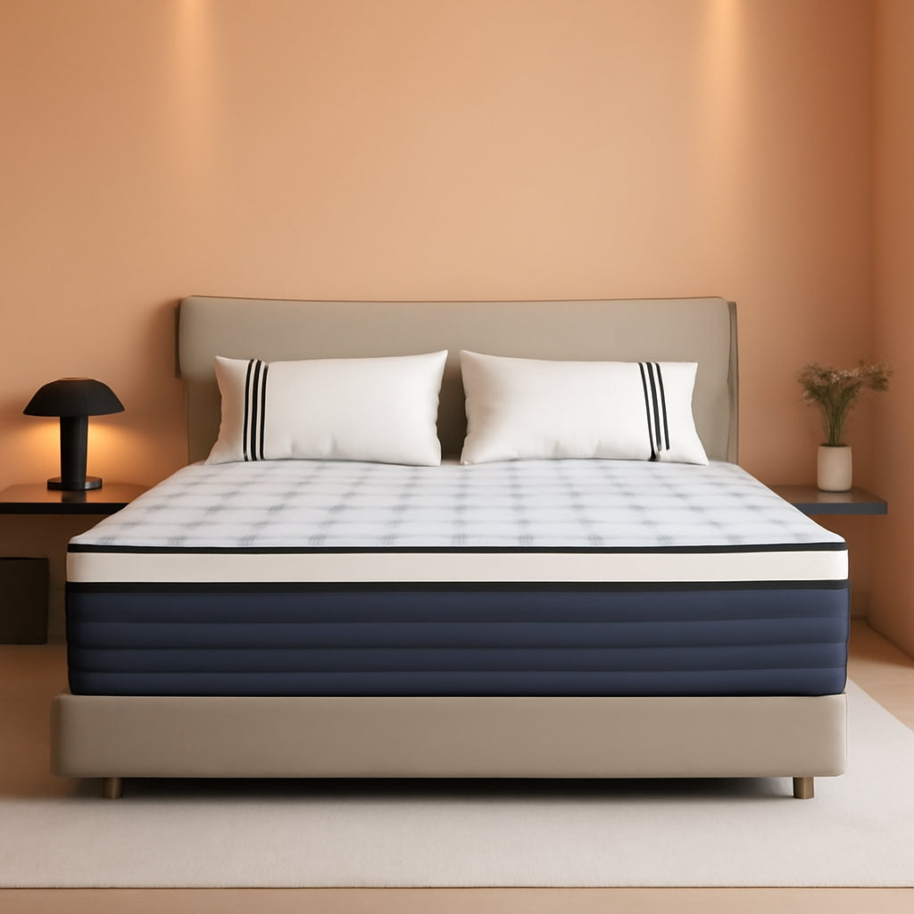 Twin Pressure Relief Memory Foam Hybrid Mattress Pocketed