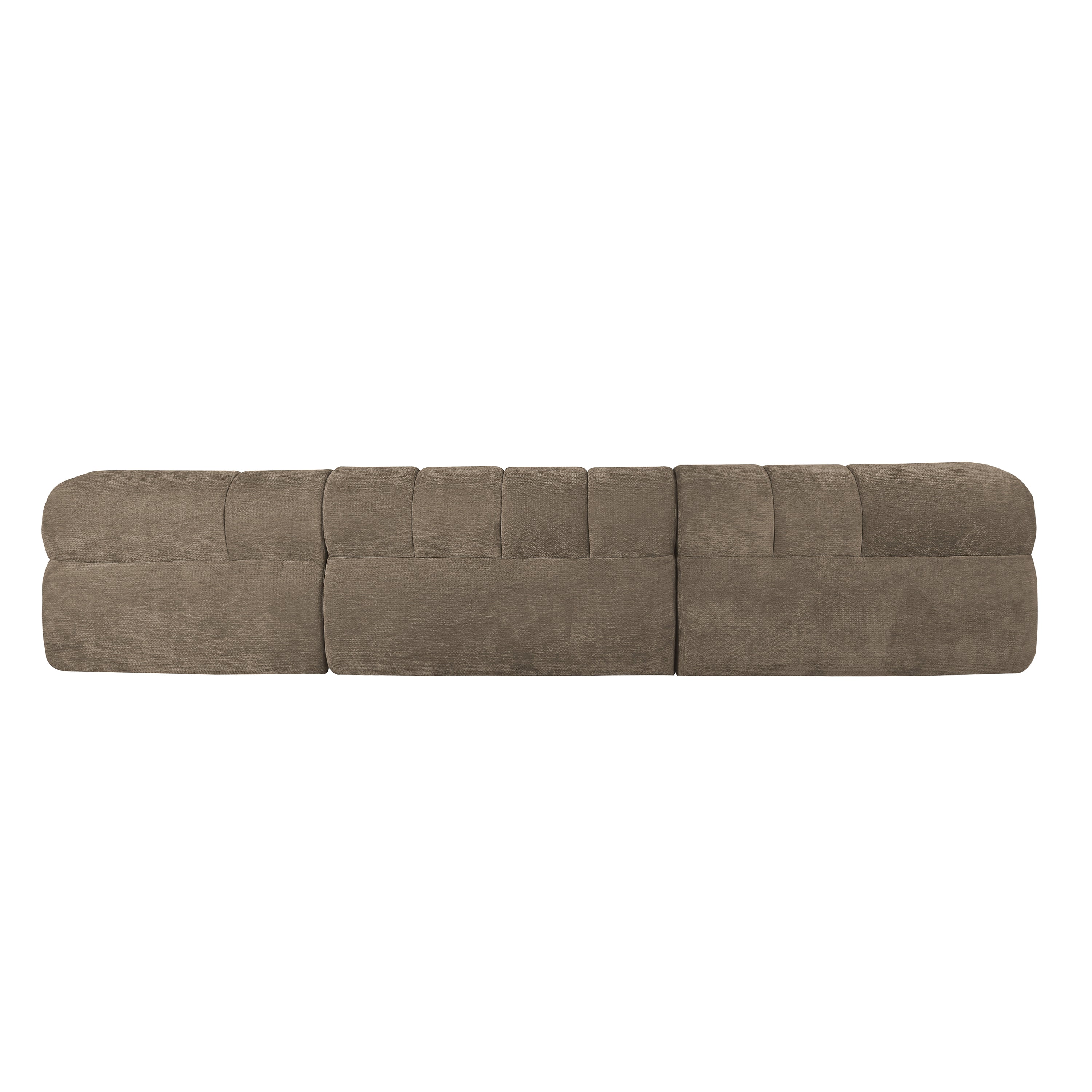 Sectional Sofa L-Shaped High-Density Foam 122-inch Right-Hand Facing