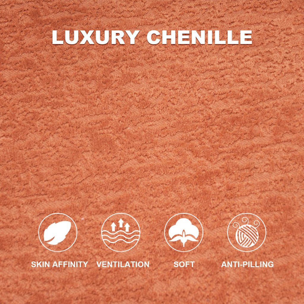 Sectional Sofa S Curve Chenille Coral Pink Dual Depth No Assembly Compact