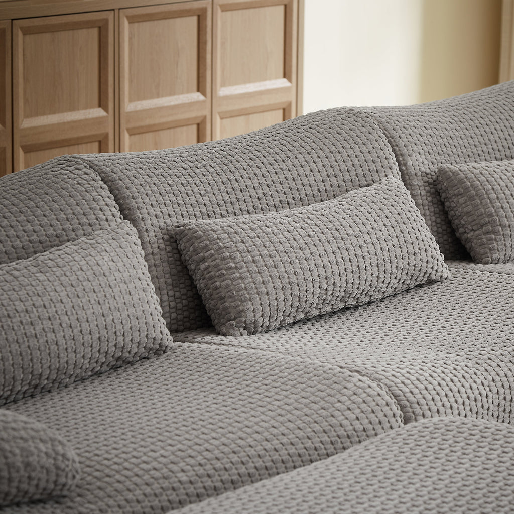 Sectional Sofa U Shaped Convertible with Ottoman