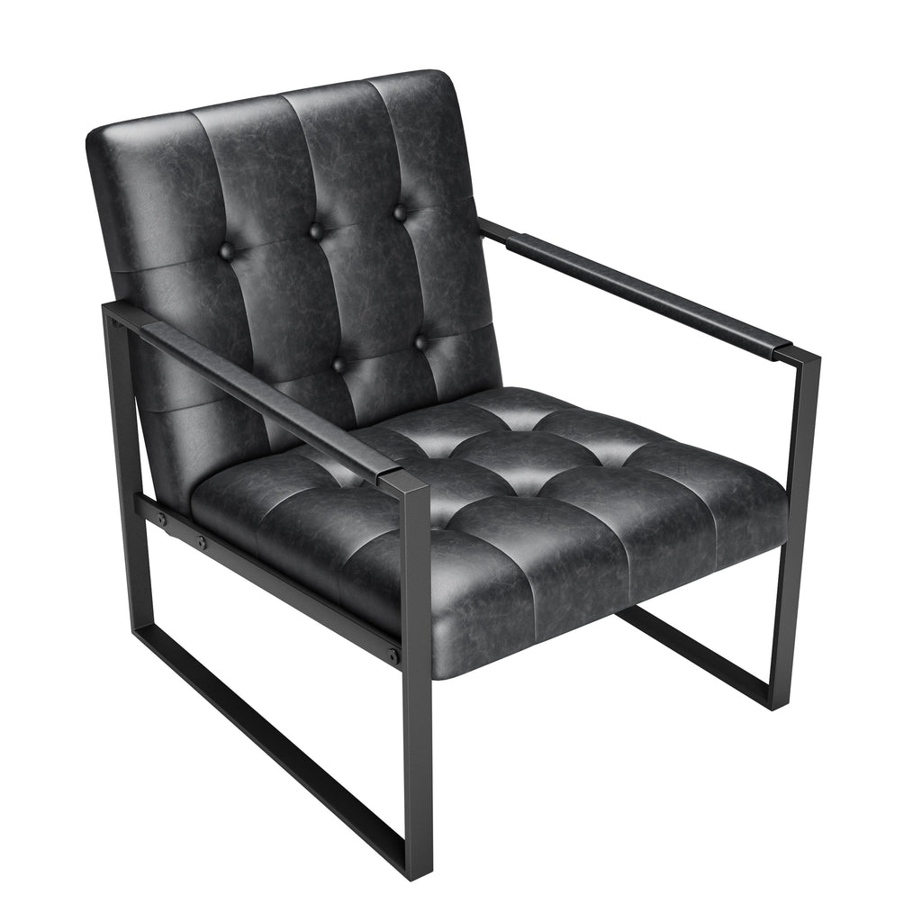 Accent Chair Modern Linen Upholstered Bedroom Living Room Office