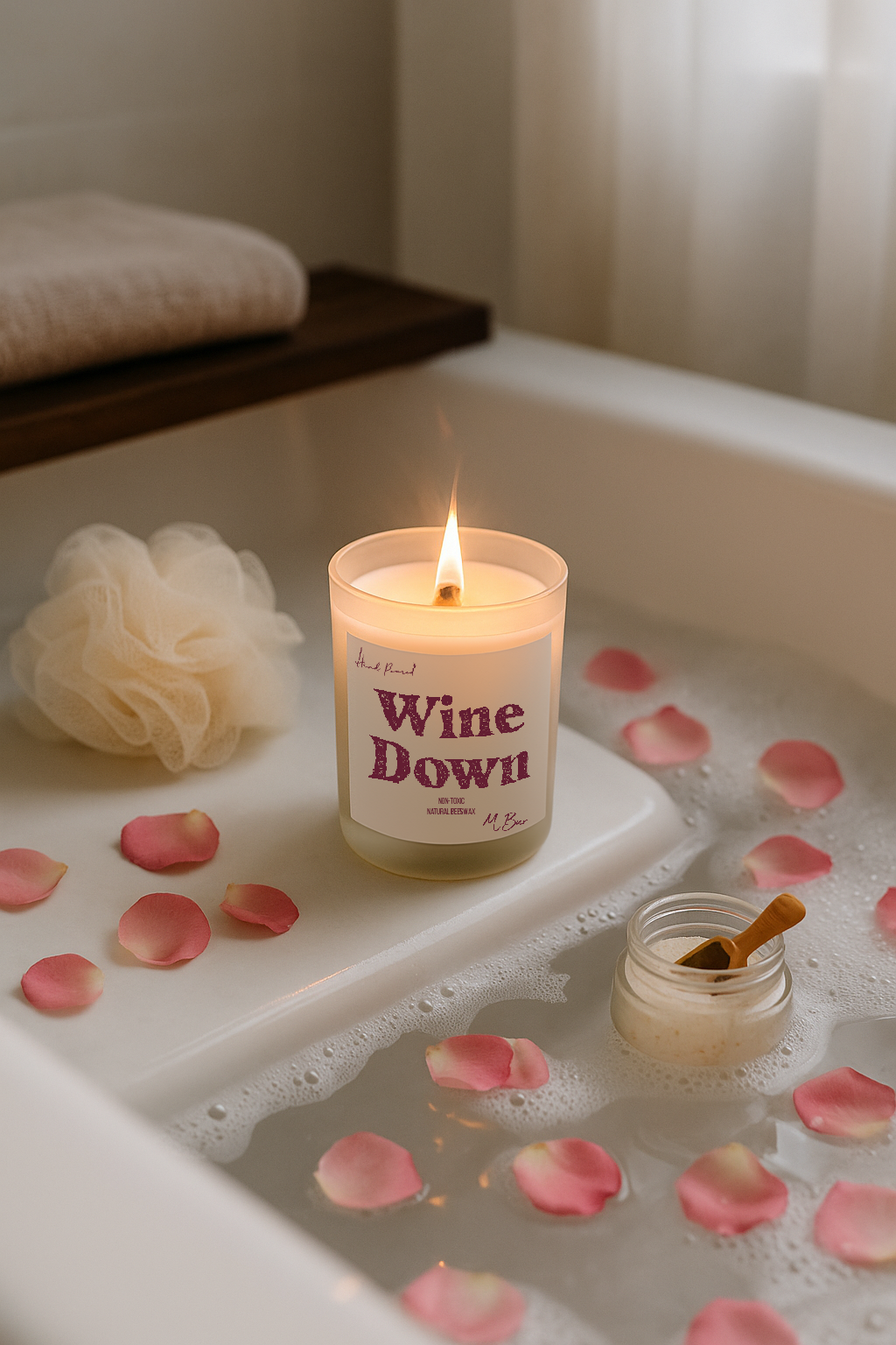 Wine Down Candle