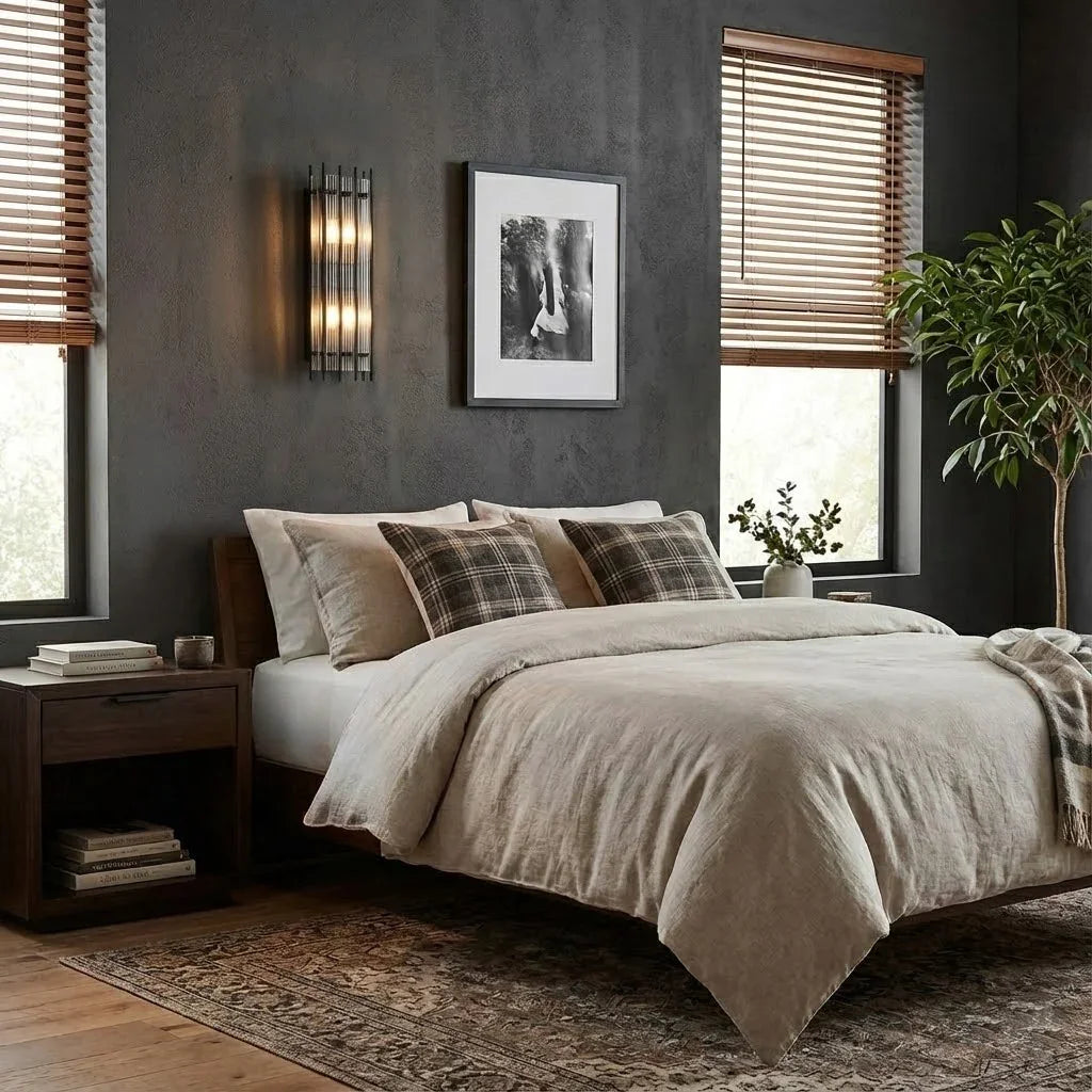 Rectangular Glass Panel Wall Sconce