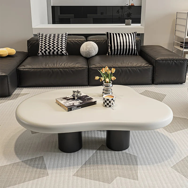 Light Luxury Cream Style Cloud Coffee Table Living Room Furniture Creative Dining Table Side Tables Coffee Table for Living Room