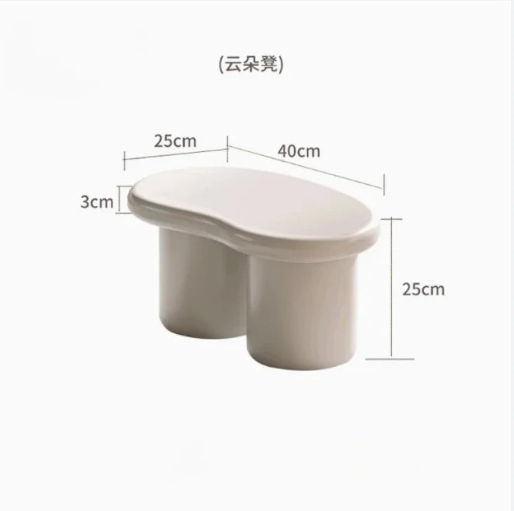 Light Luxury Cream Style Cloud Coffee Table Living Room Furniture Creative Dining Table Side Tables Coffee Table for Living Room