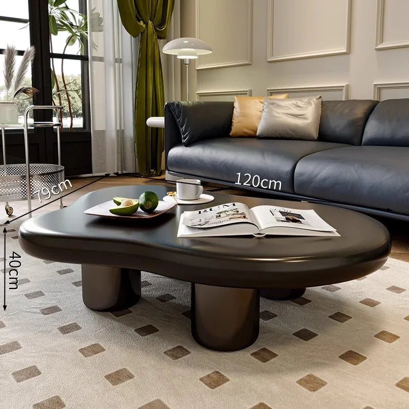 Light Luxury Cream Style Cloud Coffee Table Living Room Furniture Creative Dining Table Side Tables Coffee Table for Living Room