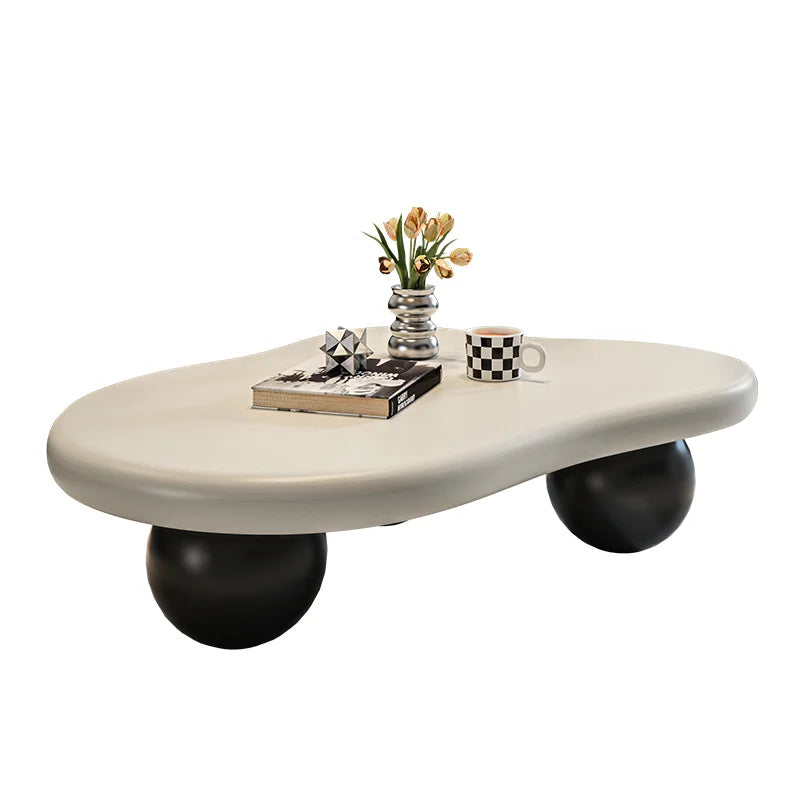 Light Luxury Cream Style Cloud Coffee Table Living Room Furniture Creative Dining Table Side Tables Coffee Table for Living Room