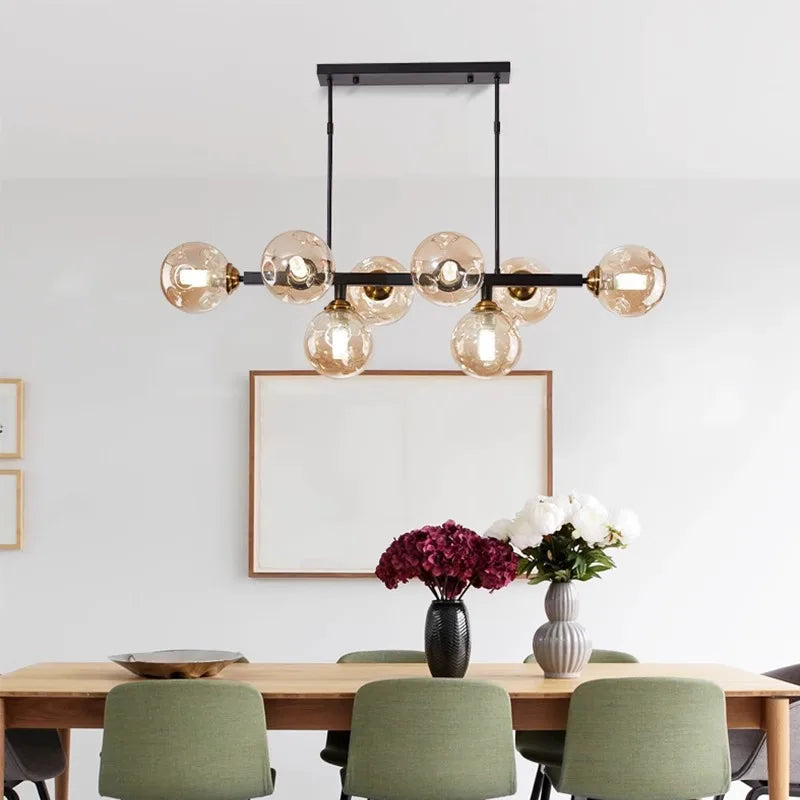 DecorBites™ LED Pendant Chandeliers: Modern Indoor Lighting for Living Room and Dining Room