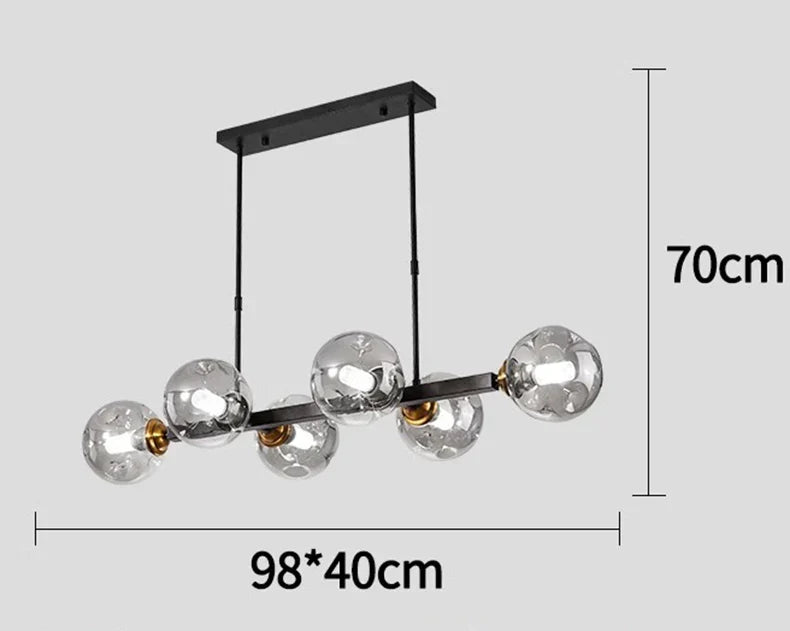 DecorBites™ LED Pendant Chandeliers: Modern Indoor Lighting for Living Room and Dining Room