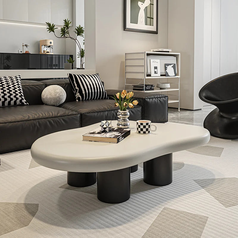 Light Luxury Cream Style Cloud Coffee Table Living Room Furniture Creative Dining Table Side Tables Coffee Table for Living Room