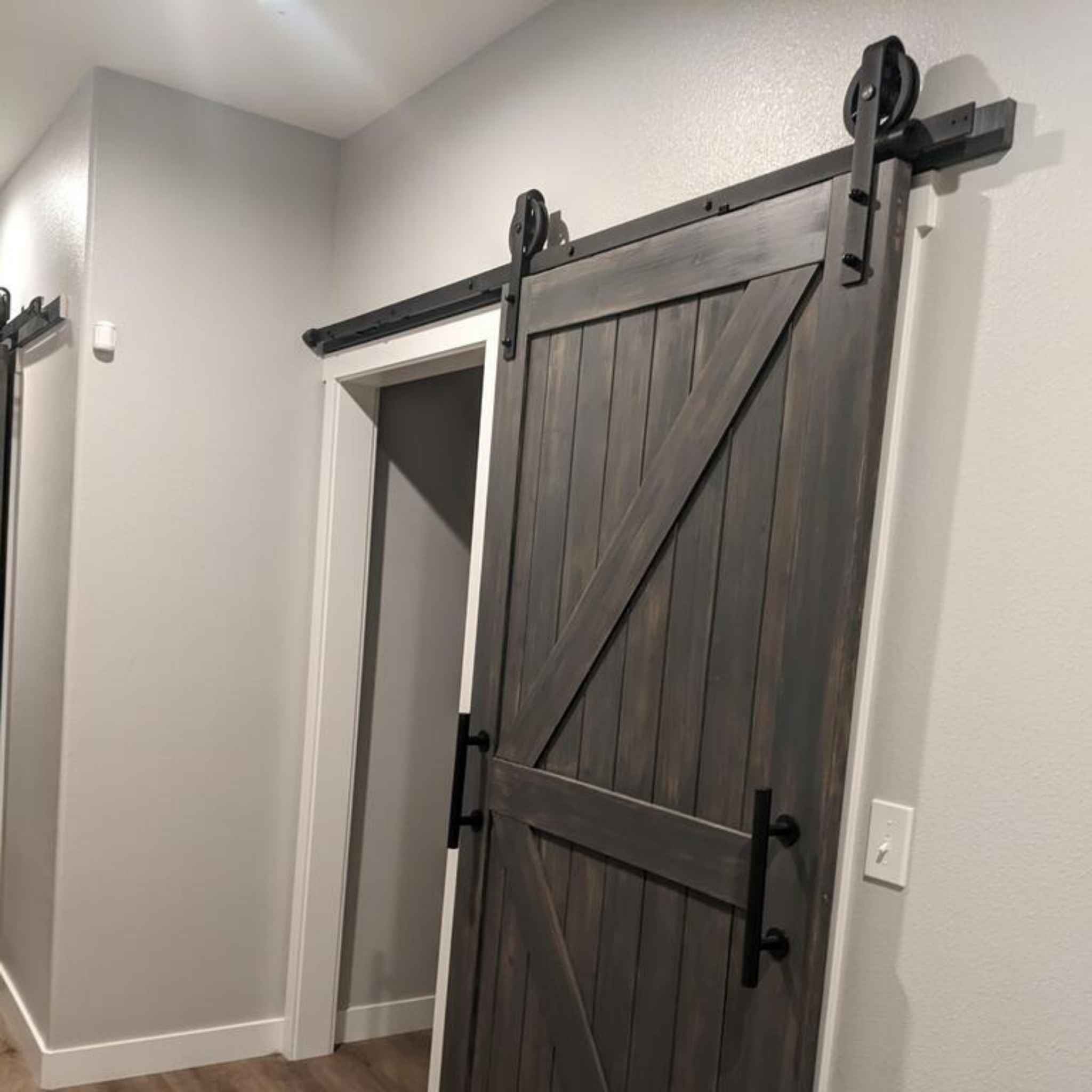 Natural Pine Wood Barn Door | 80", 84", 96" x 20"-60"