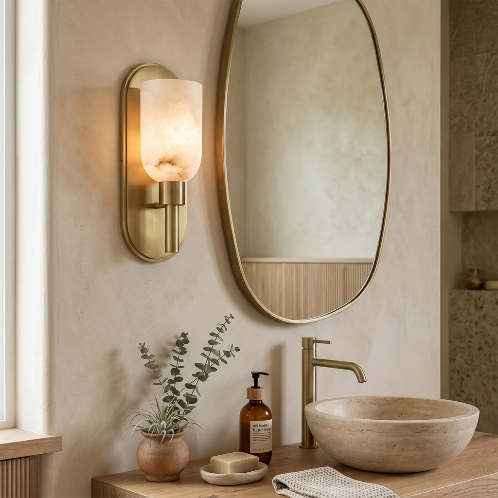 Alabaster Aurinde Wall Lamp