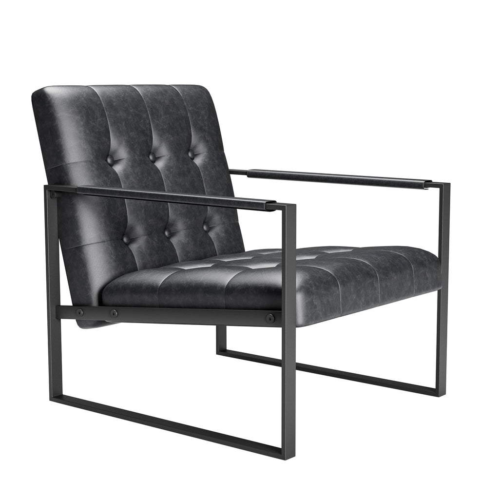 Accent Chair Modern Linen Upholstered Bedroom Living Room Office