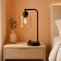 Industrial Desk Lamps 2 Pack Dimmable With USB C Ports