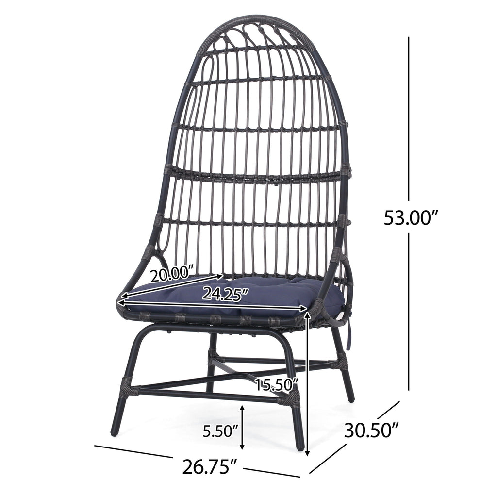 Elon Cocoon Chair - Gray