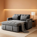 54 Inches Convertible Sofa Bed With Adjustable Backrest