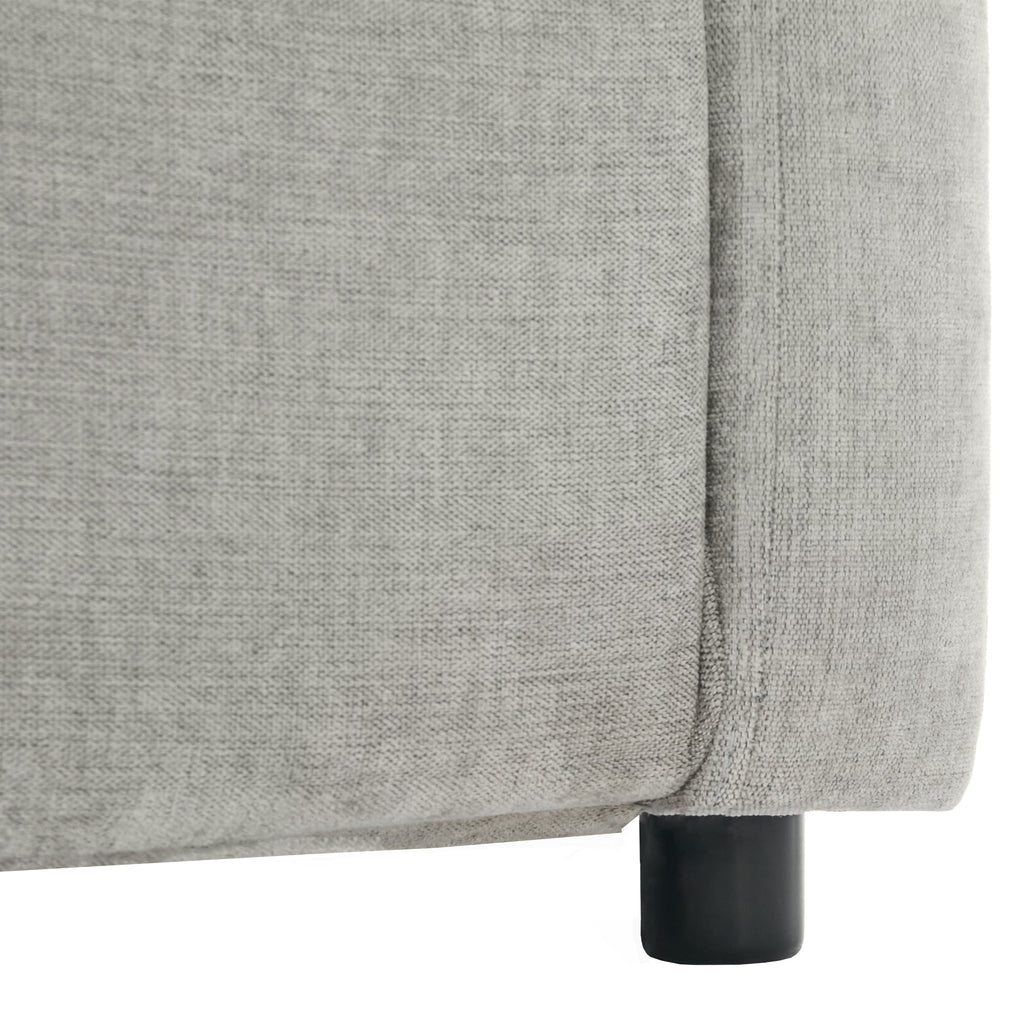 31.9' Cozy Upholstered Armchair Oversized Comfy Cloud Sofa Double Cushion Single Sofa Plush Cushion Armchair for Living Room, Light Grey