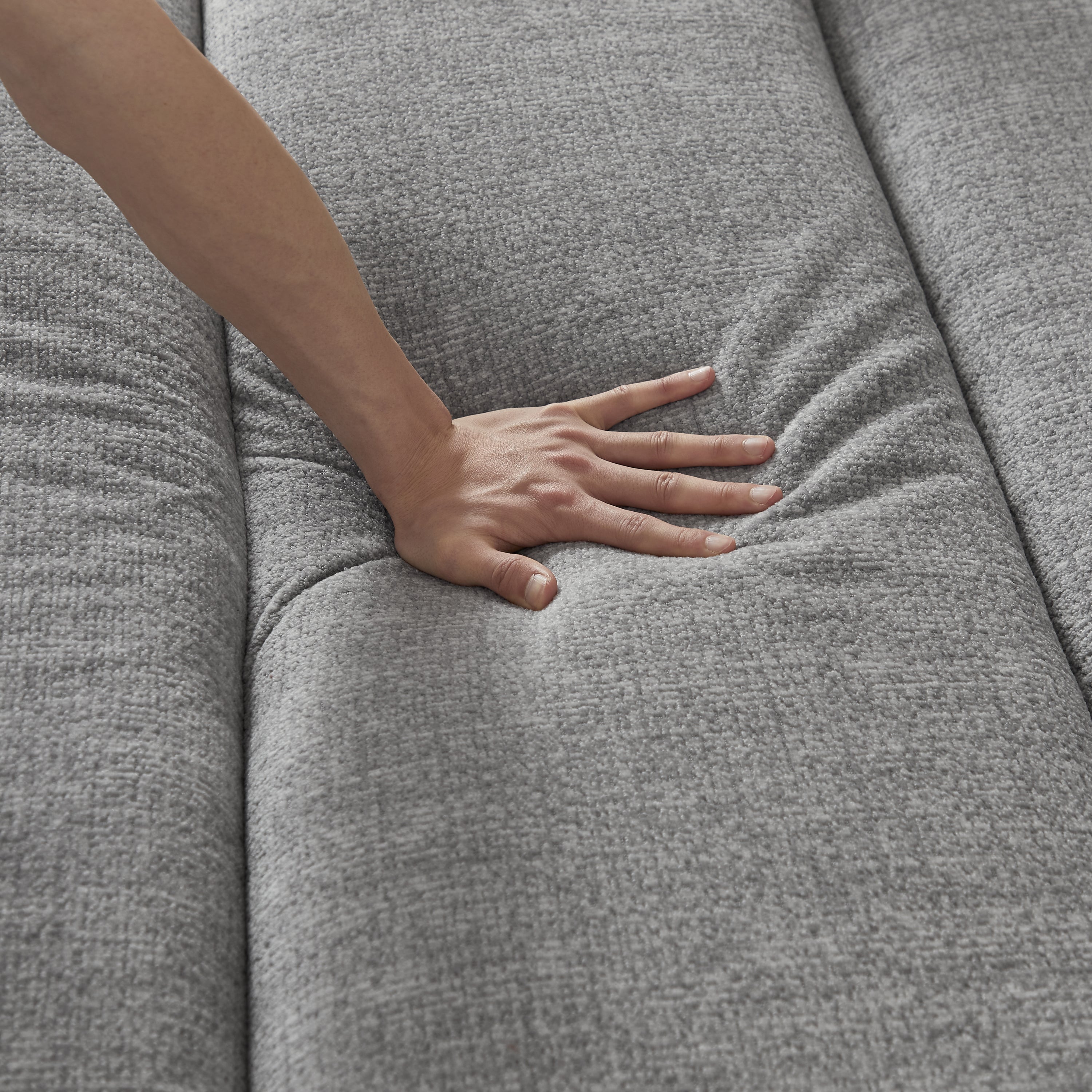 Sofa Oversized 3 Seater Chenille Space Saving No Assembly