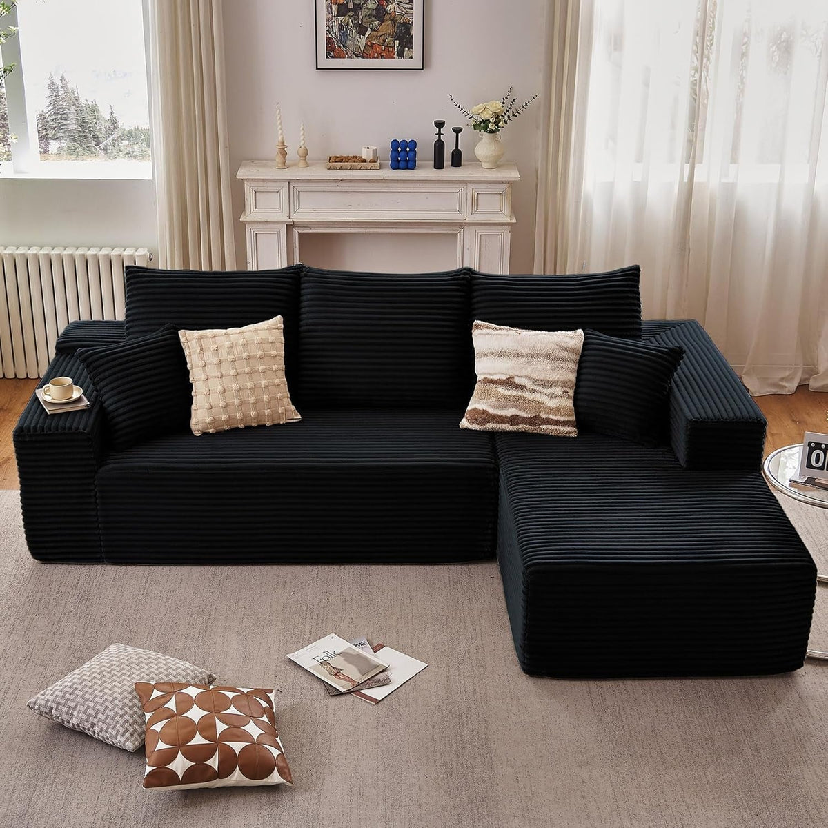 Comfy Modular Sectional Sofa With Chaise Lounge Design – COLOR POP DECOR