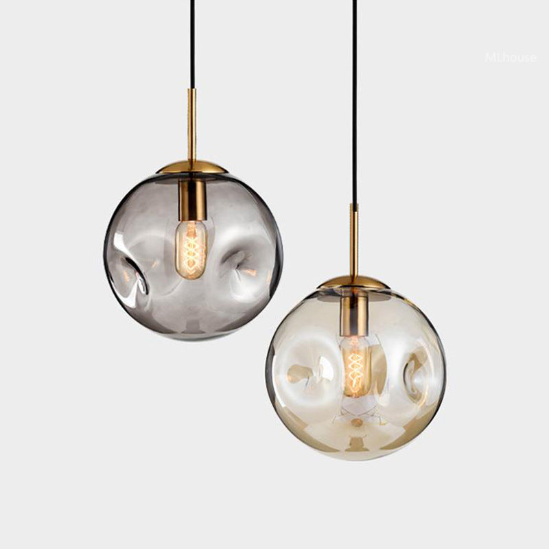 Creative Glass Chandelier Iron Restaurant Window Chandelier