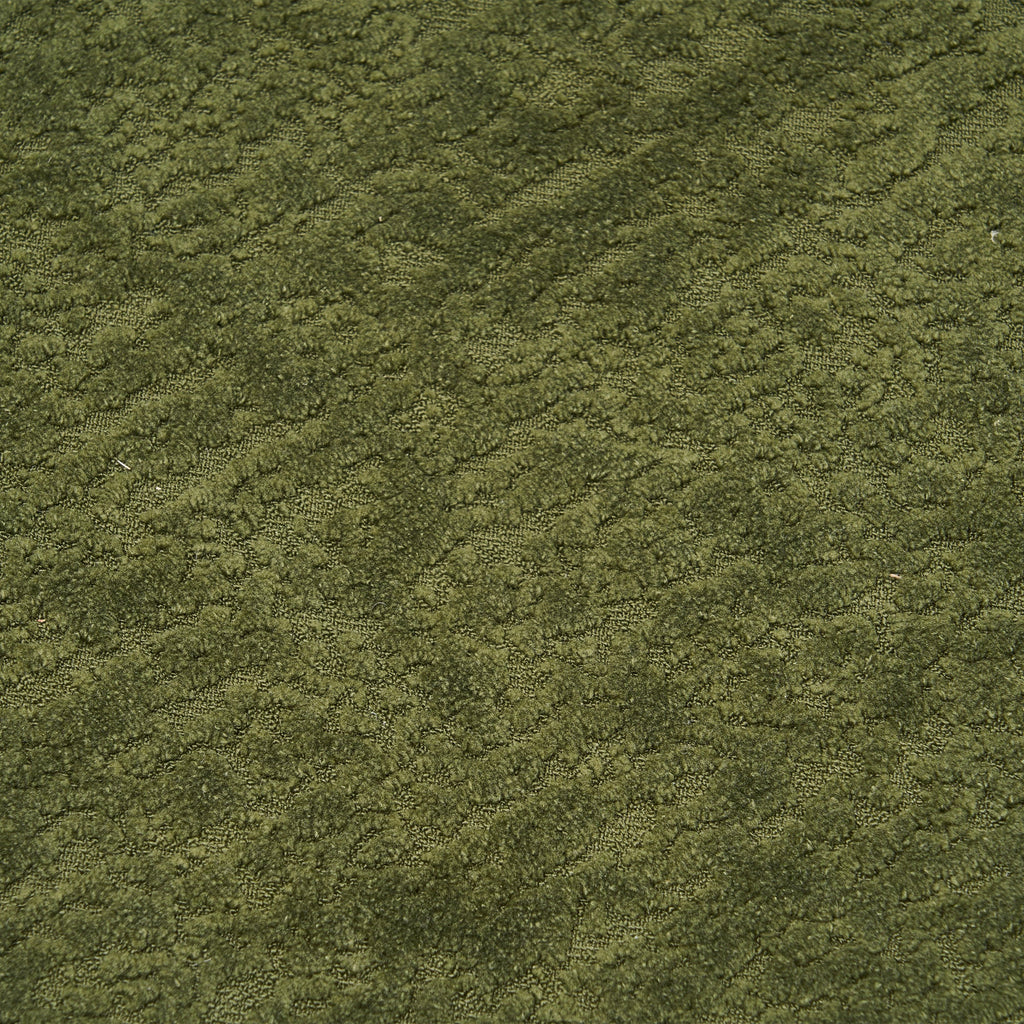 Full Compression Sponge Sofa Forest Green Curved Modular Sectional, Chenille Upholstery, 110''L