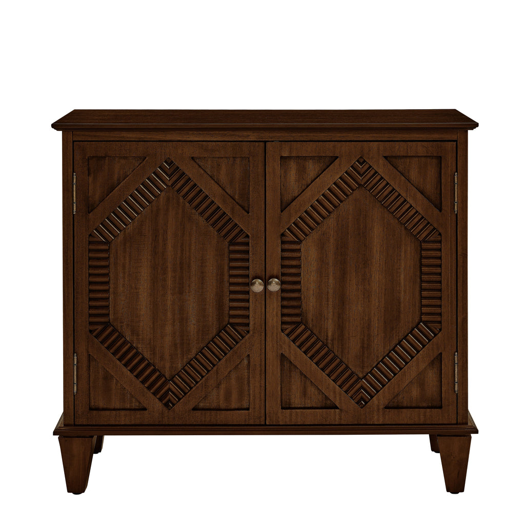 33.6' Retro Wooden Sideboard Buffet Cabinet with Storage