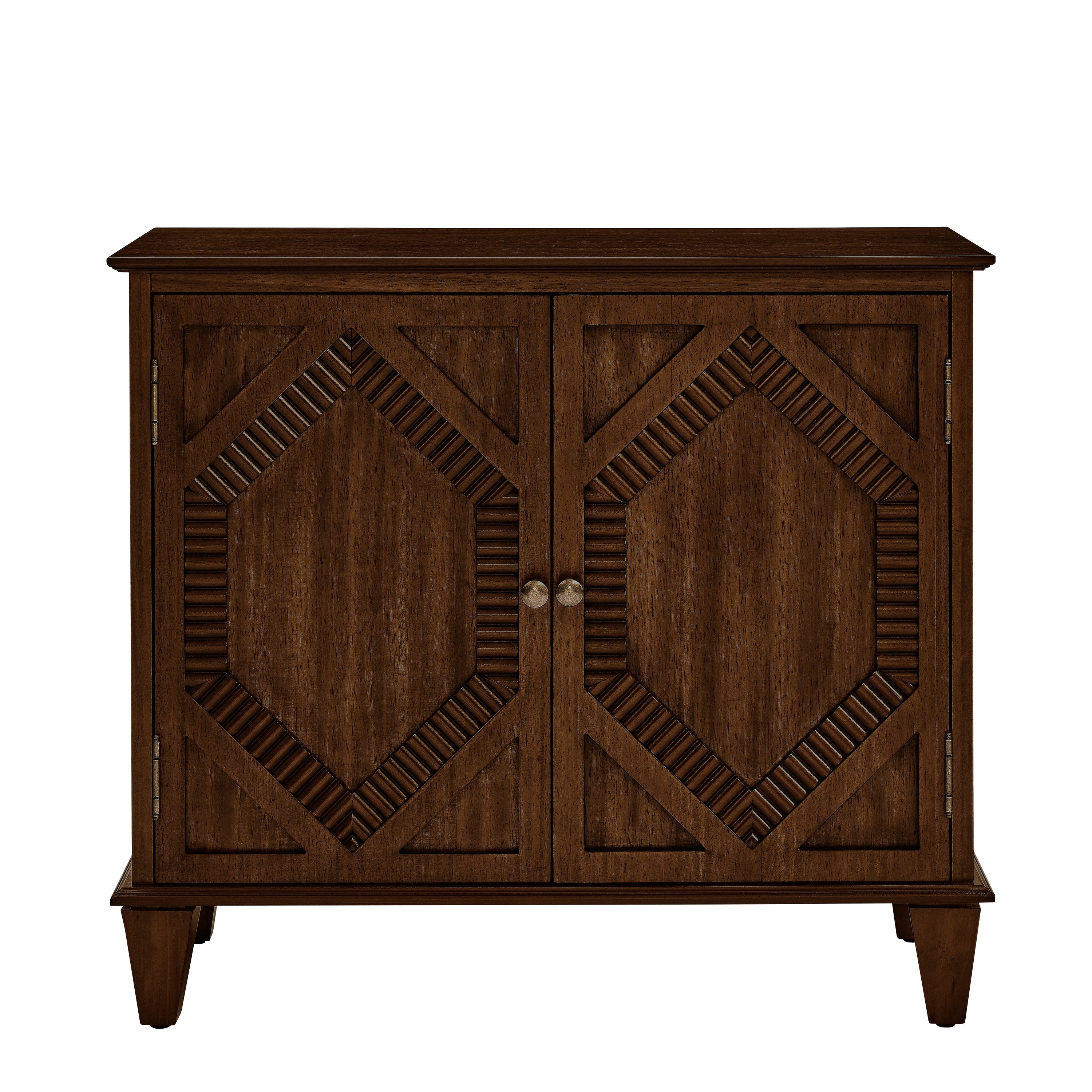 33.6' Retro Wooden Sideboard Buffet Cabinet with Storage