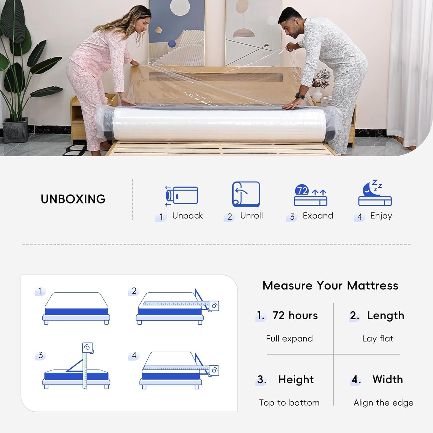 Twin Pressure Relief Memory Foam Hybrid Mattress Pocketed