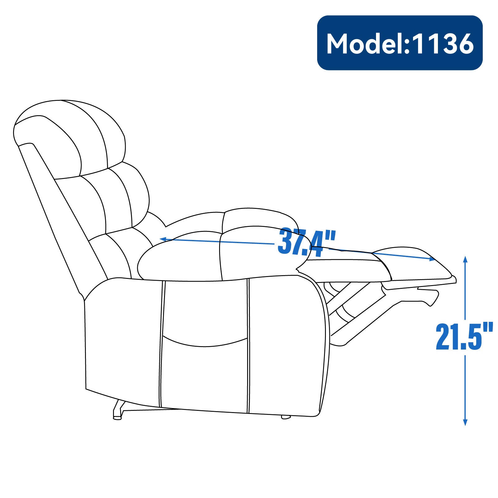 Lift Recliner Chair Power Oversized Chenille Beige 23 In Seat USB 350 LB