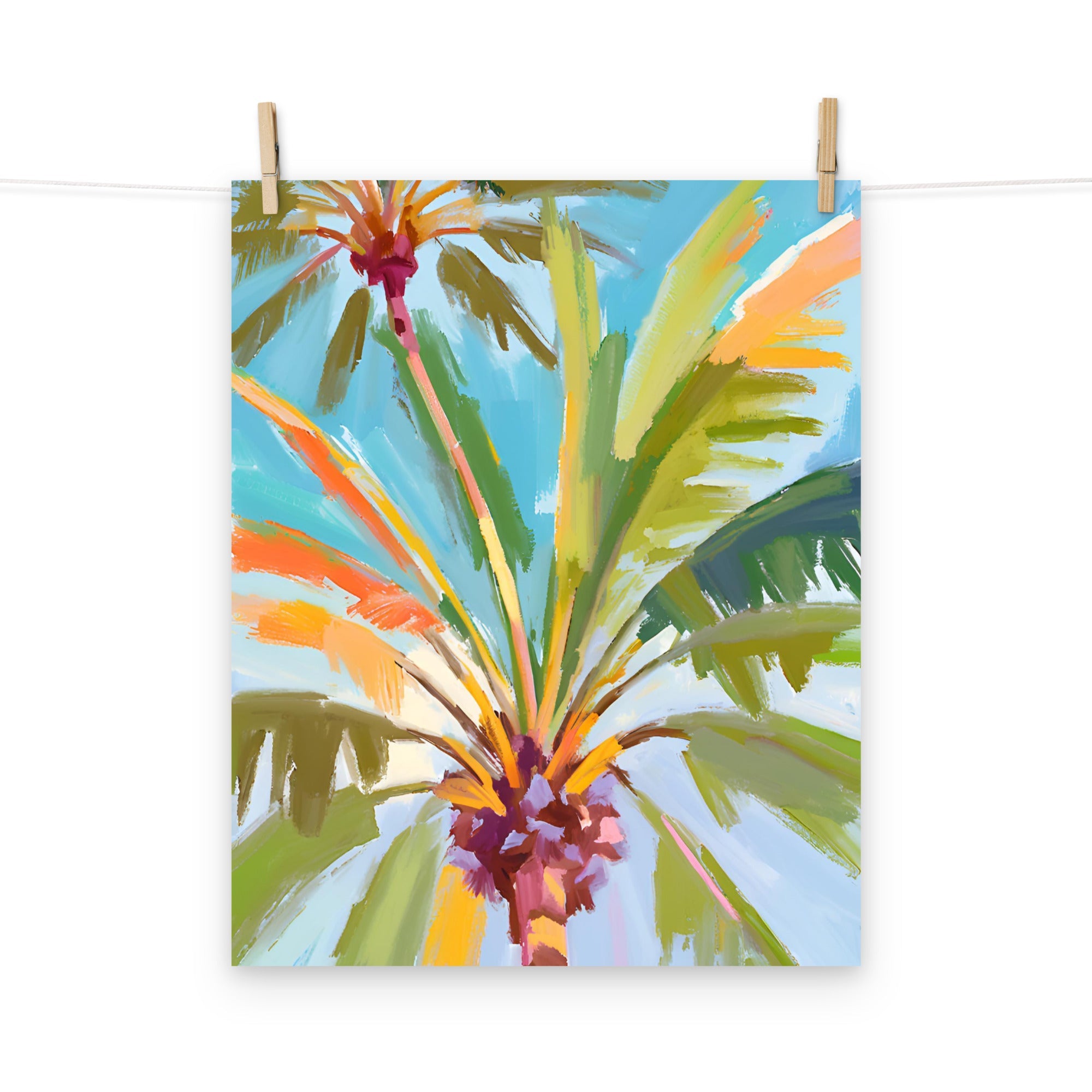 BRIGHT PALM PRINT